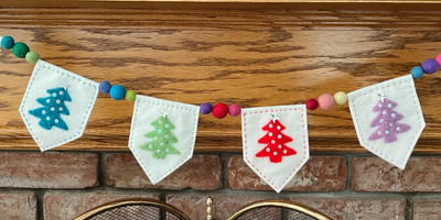 Get Crafty This Christmas: Felt Your Own Christmas Bunting!