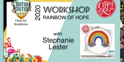 Make a Needle Felt Rainbow of Hope!