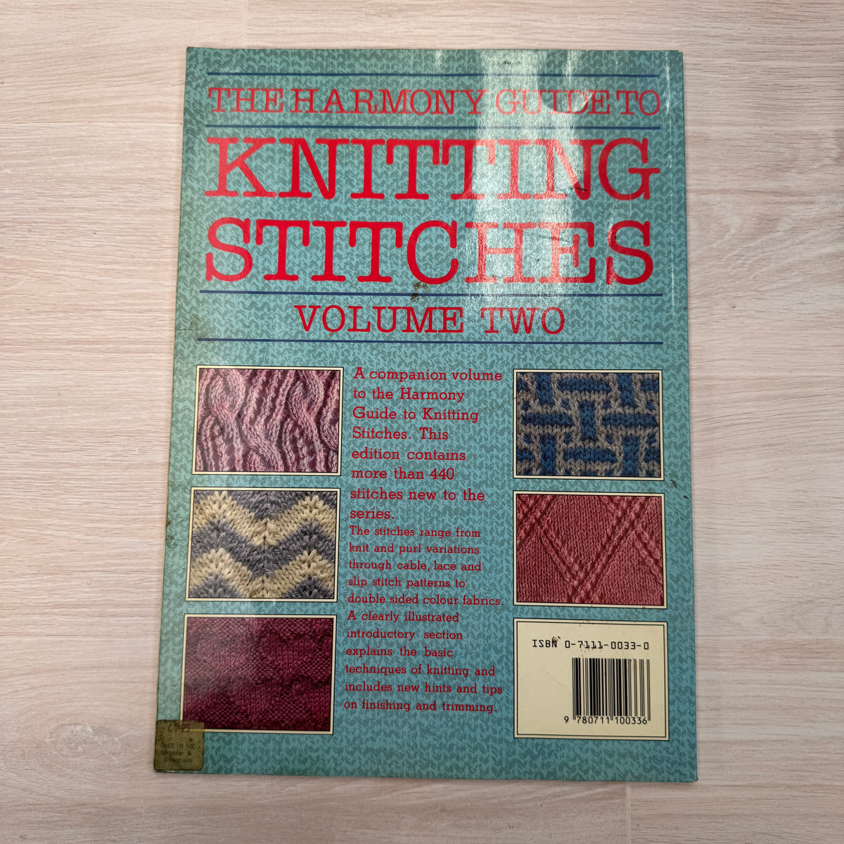 The Harmony Guide to Knitting Stitches Book (Volume 2)