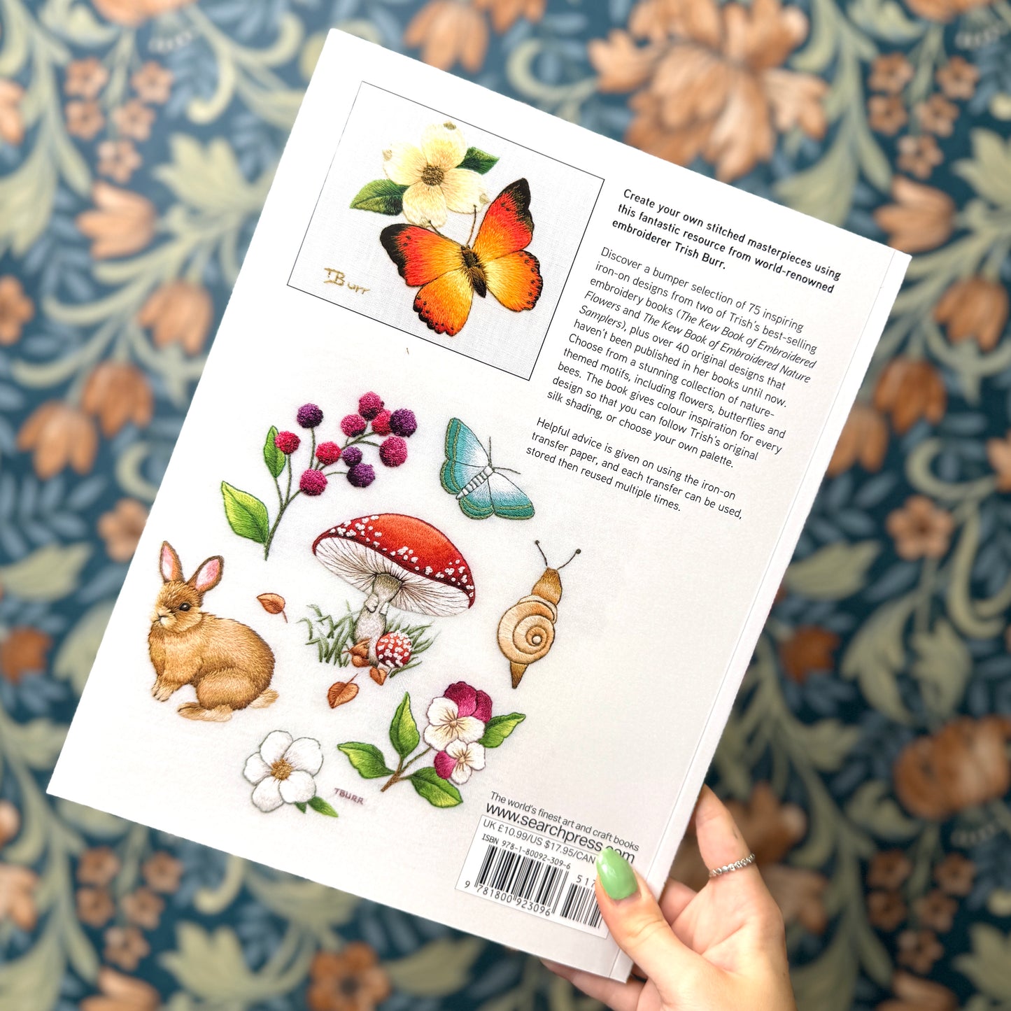 Nature Embroidery Transfers Book