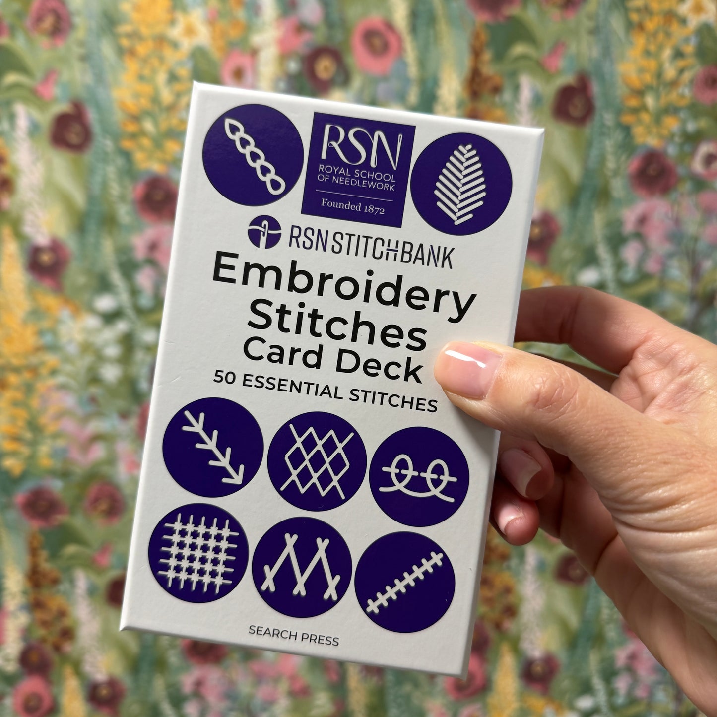 The Embroidery Stitches Card Deck