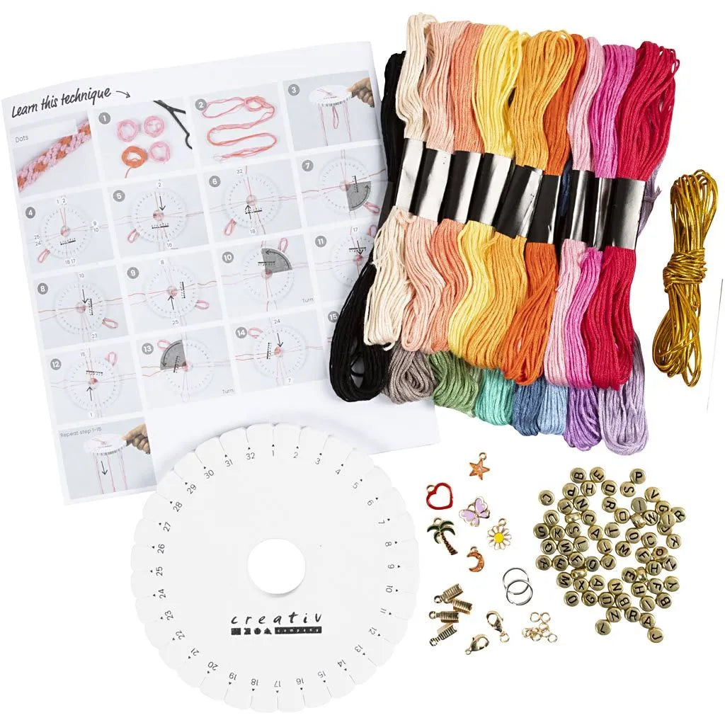 Beginner’s Kumihimo Friendship Bracelet Kit