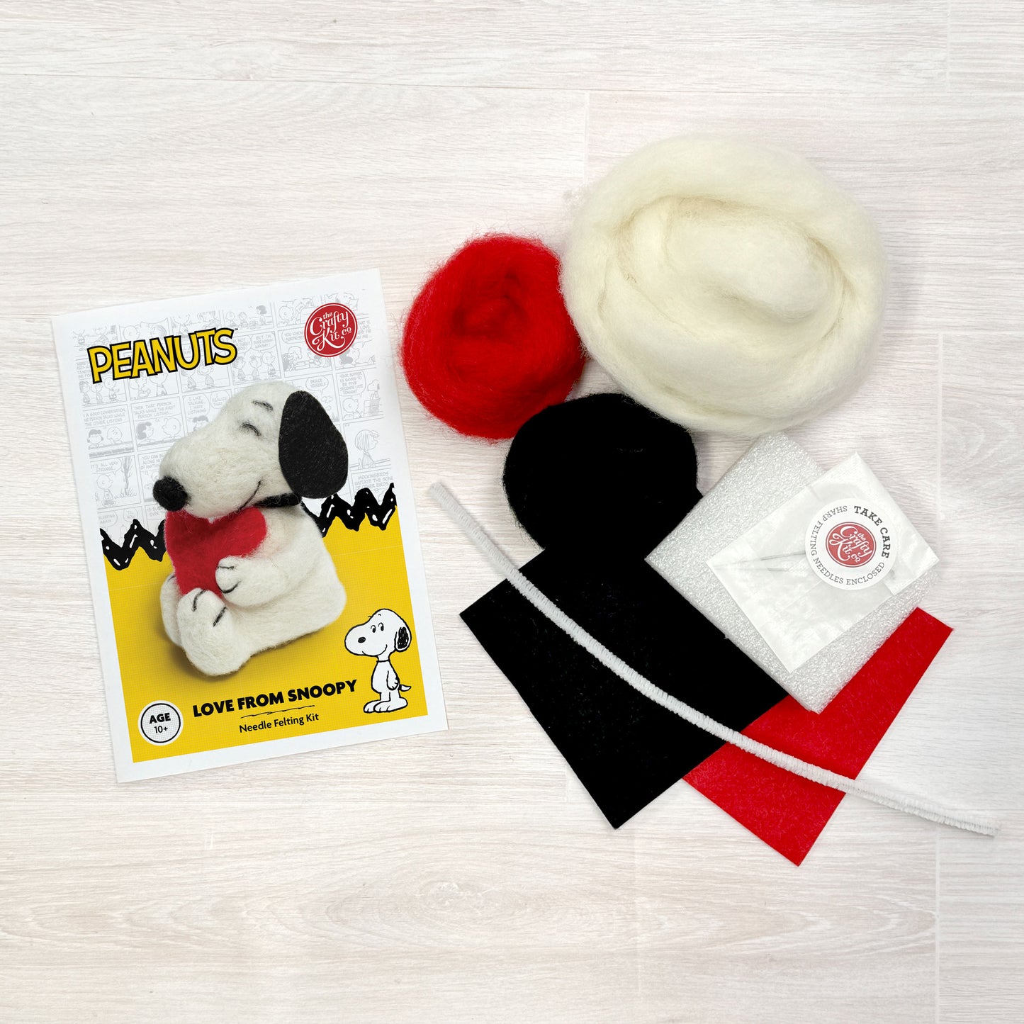Peanuts - Love from Snoopy Needle Felting Craft Kit