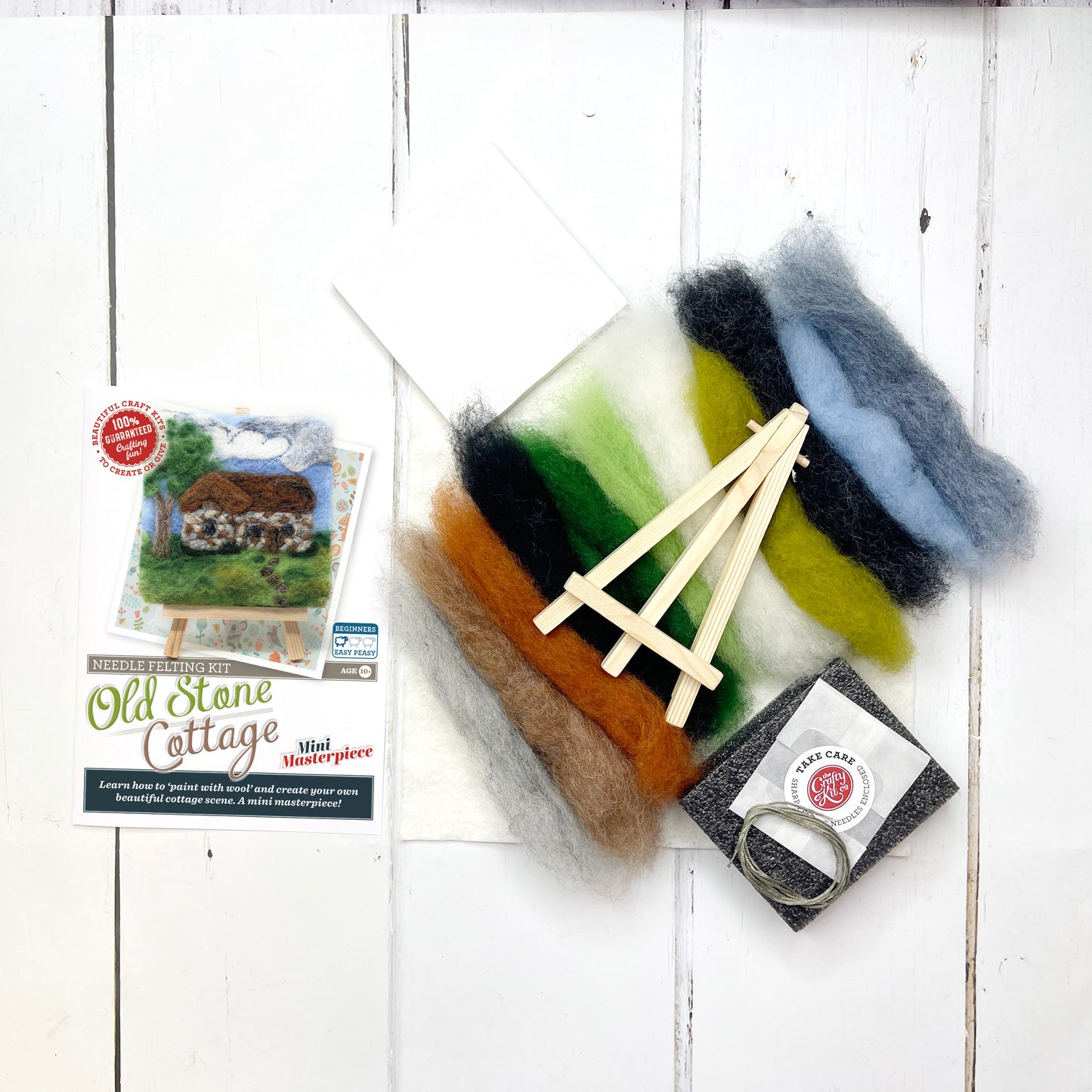 CKC Crafty Cottages Needle Felting Bundle