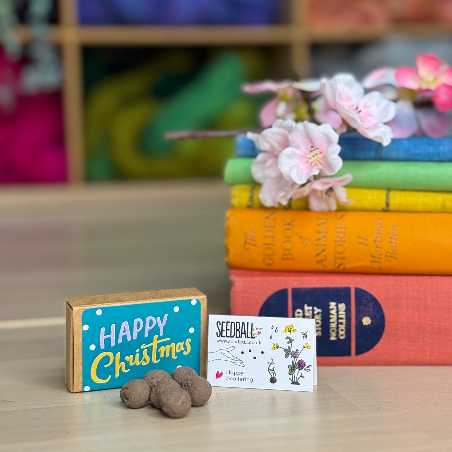Seedball 'Happy Christmas' Matchbox Bundle