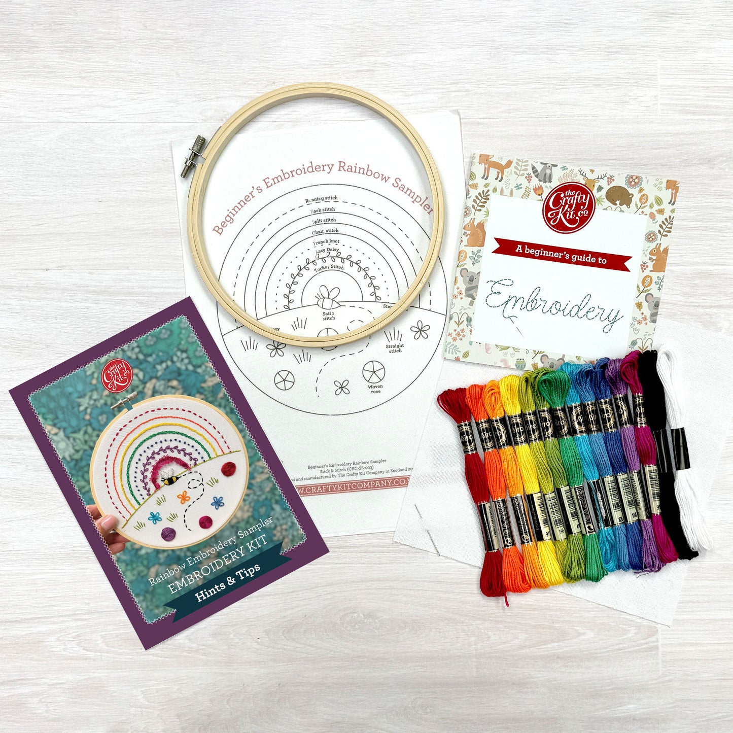 Rainbow Sampler Embroidery Kit