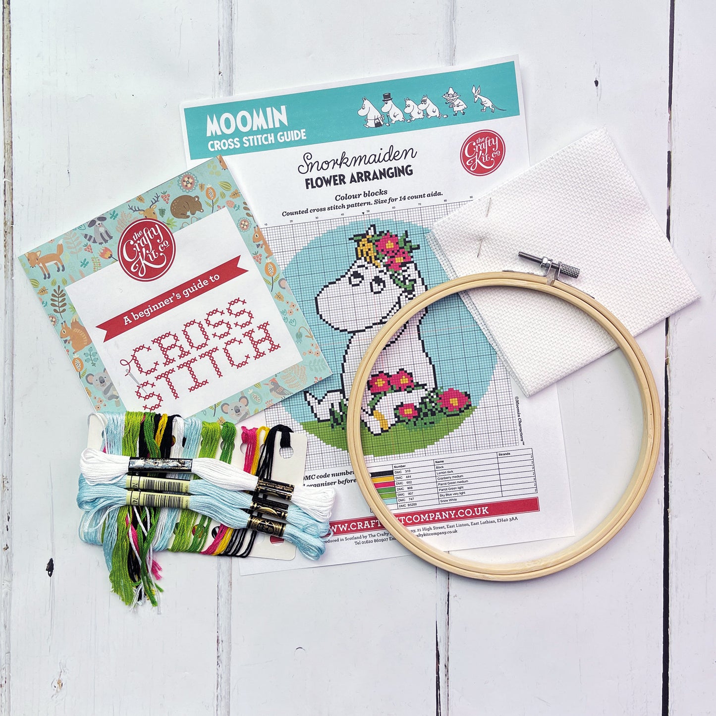 Moomin Embroidery & Cross Stitch Bundle
