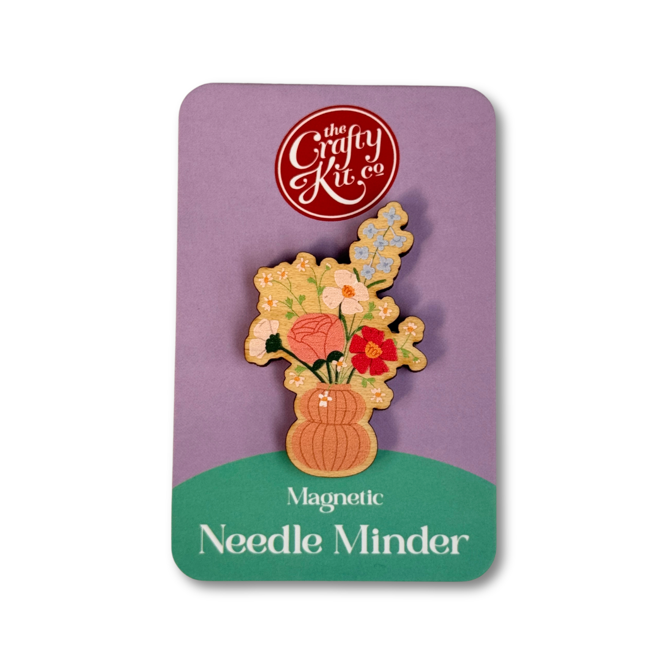 Vase of Flowers Needle Minder