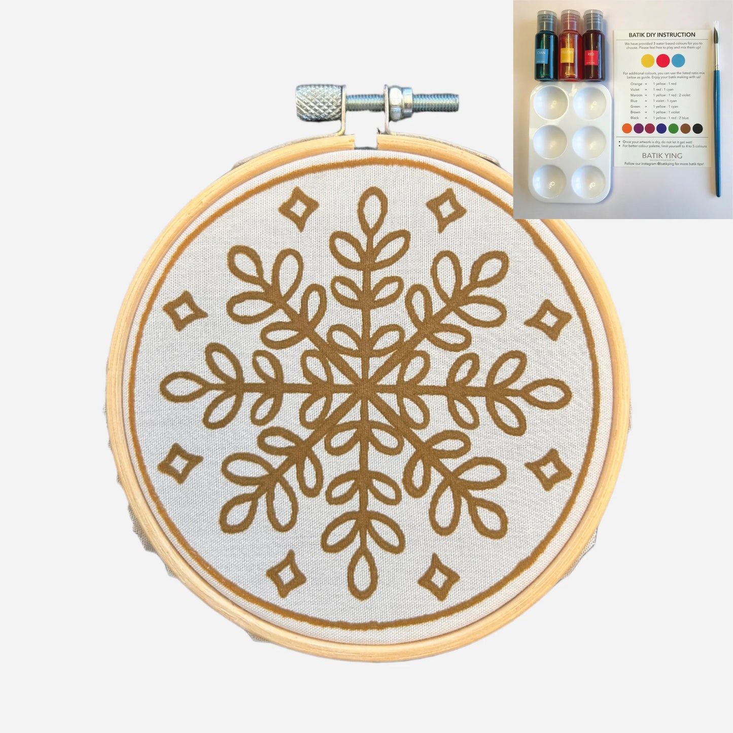 Snowflake Mini Batik Craft Kit