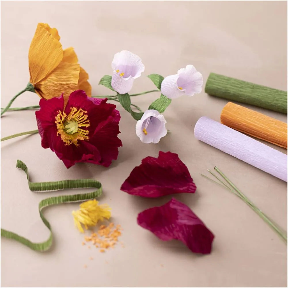 Beginner’s Crepe Paper Flower Kit