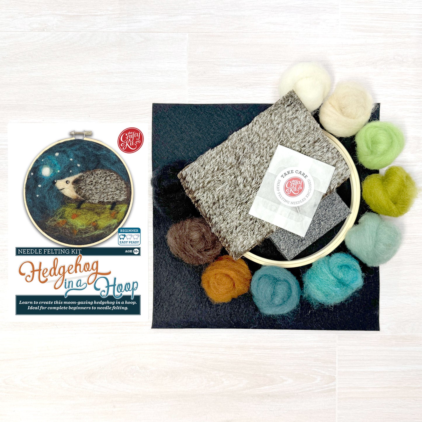 CKC Painting with Wool Needle Felt Bundle