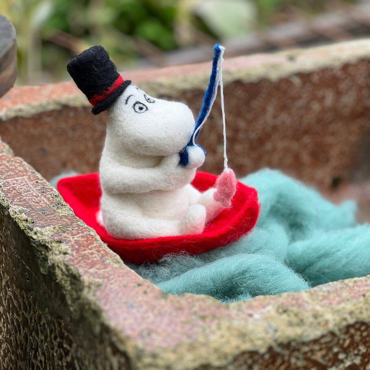 Moomin - Moominpappa Goes Fishing Needle Felting Kit