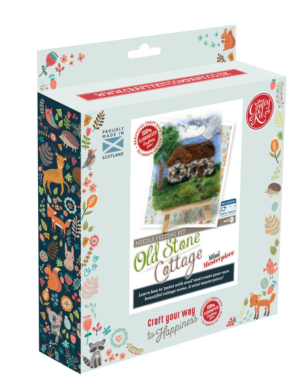 Mini Masterpiece: Crafty Cottages - Old Stone Cottage Needle Felting Kit