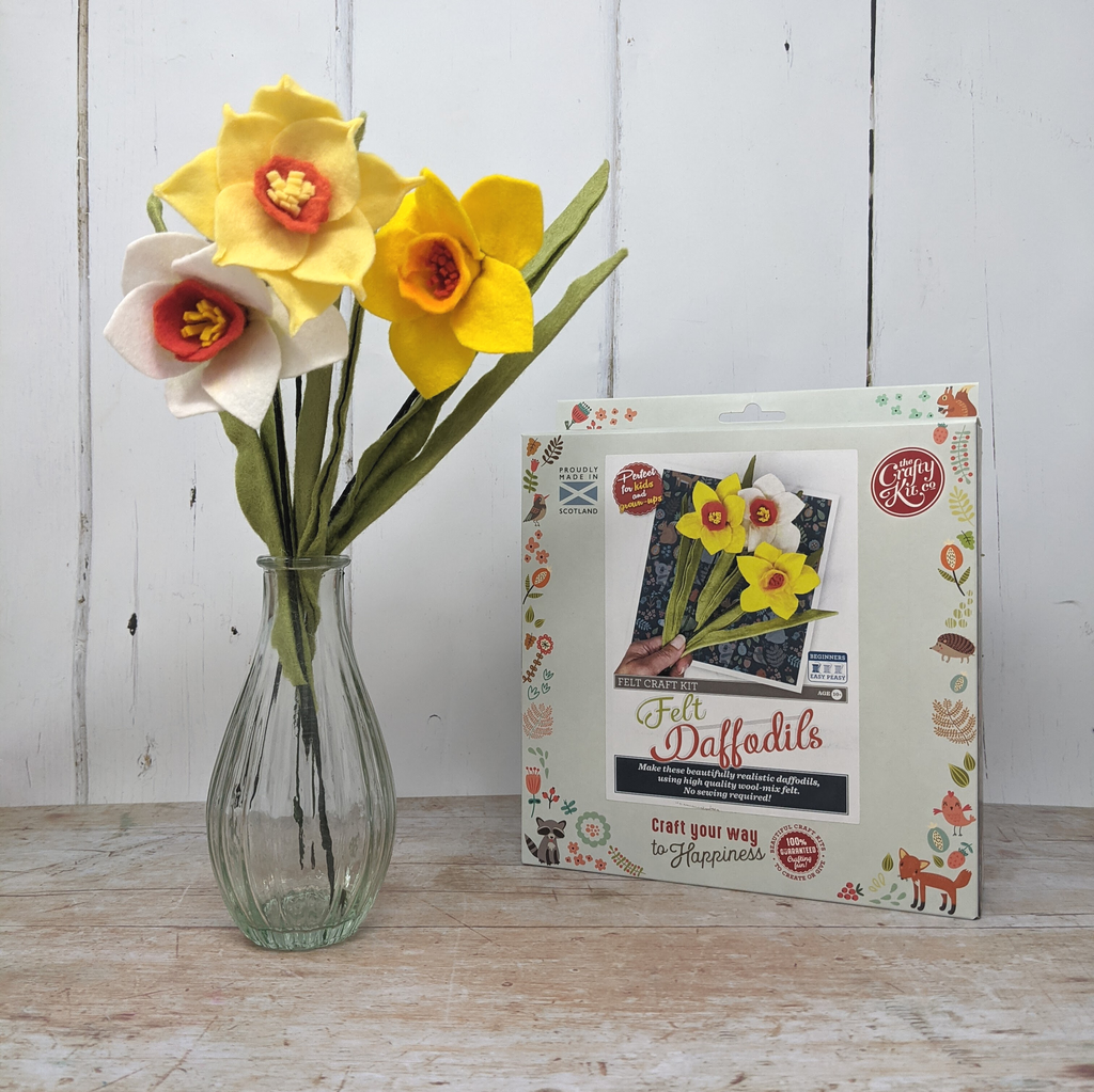 Daffodils and kit box image