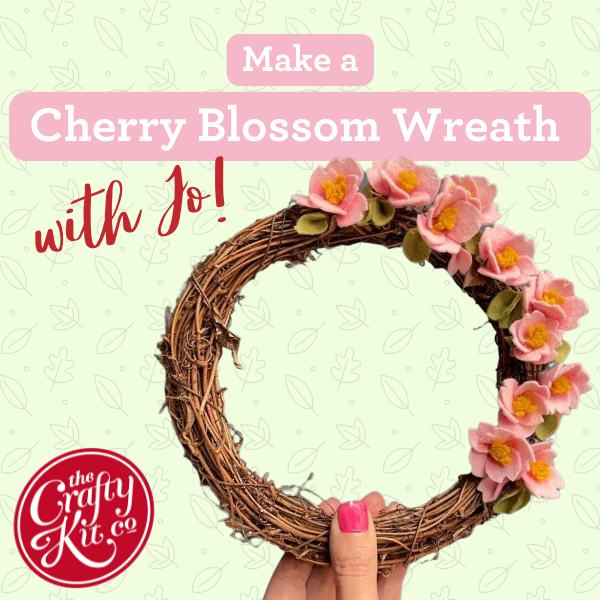 Make a Cherry Blossom Wreath!