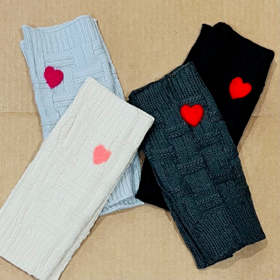 Felted Heart Hand Warmers for Valentines!