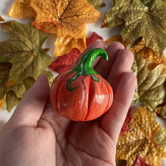 Lian's Clay Pumpkin