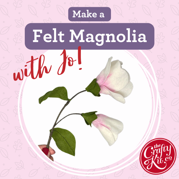 Make Felt Magnolia Flowers!