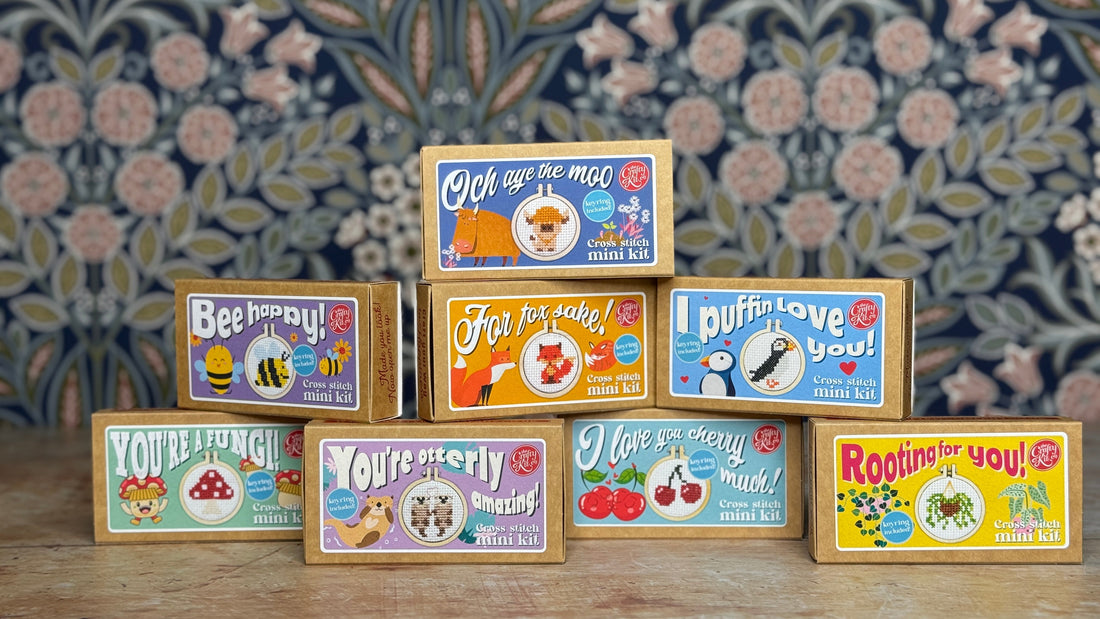 How a Mini Matchbox Cross Stitch Kit Is Made – From Idea to Box