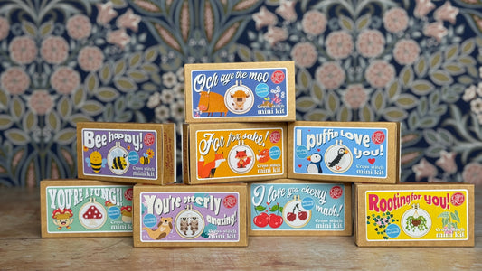 How a Mini Matchbox Cross Stitch Kit Is Made – From Idea to Box