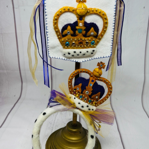 Get ready for the Coronation: Kat’s Coronation Crown Bunting Banner & Royal Fascinator!