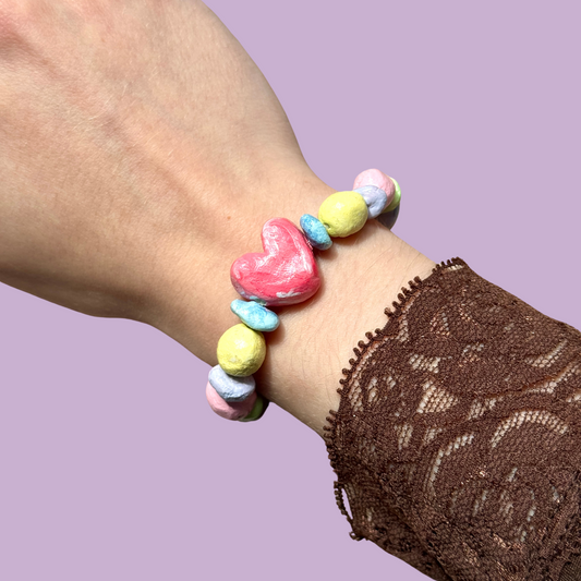 How to Make: Clay Beaded Bracelet!