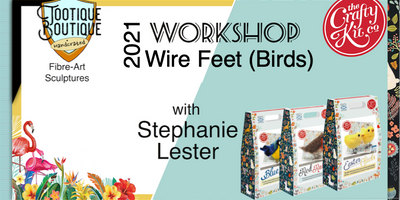 Make Wire Feet for Needle Felt Birds!