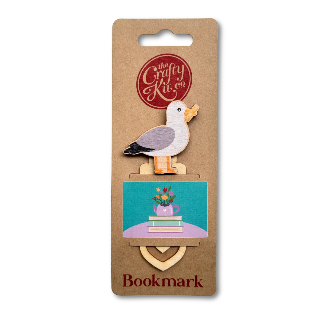 Seagull Wooden Bookmark