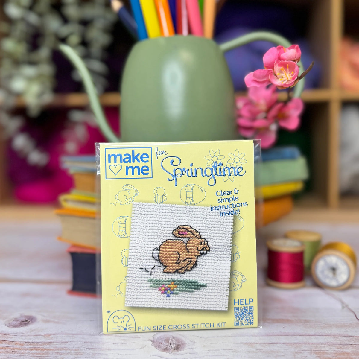 Springtime Bunny Mini Cross Stitch Kit