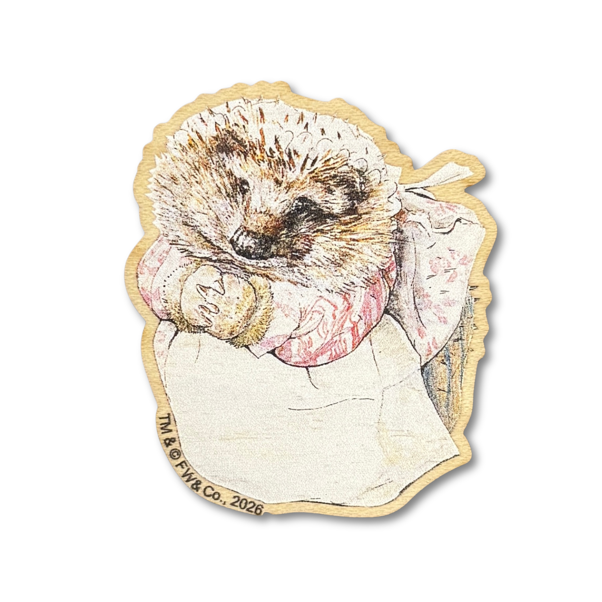 Beatrix Potter - Mrs Tiggy-Winkle Wooden Needle Minder