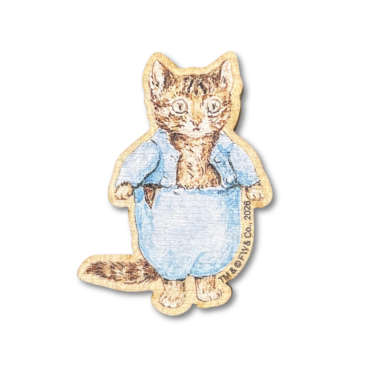 Beatrix Potter - Tom Kitten Wooden Needle Minder