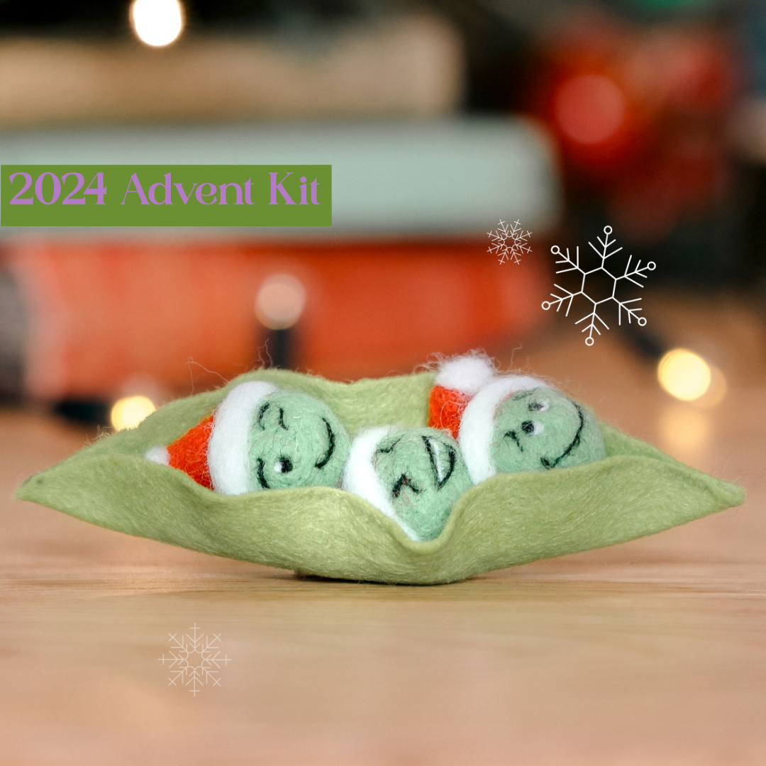 Advent Needle Felting Instructions 2024