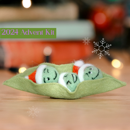 Advent Needle Felting Instructions 2024