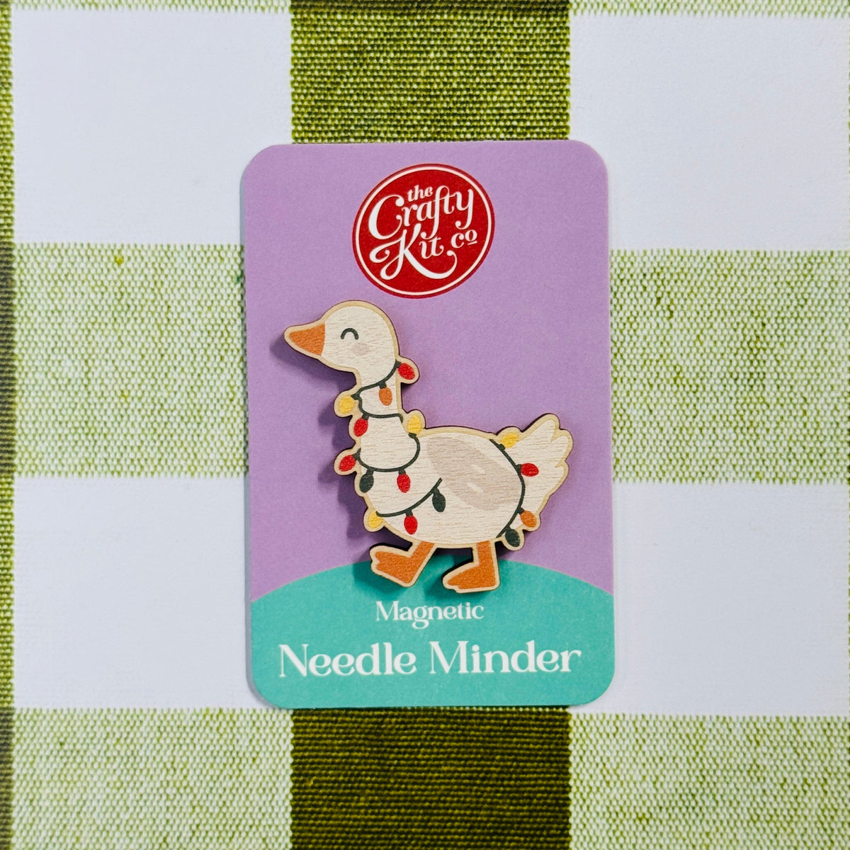 Festive Goose Needle Minder