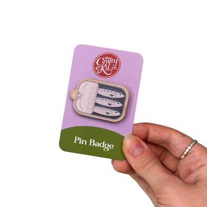 Sardines Pin Badge