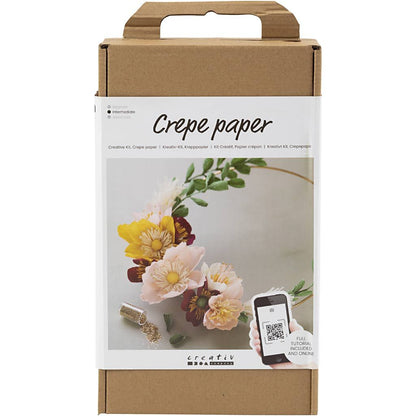 Crepe Paper Wreath Flower Kit