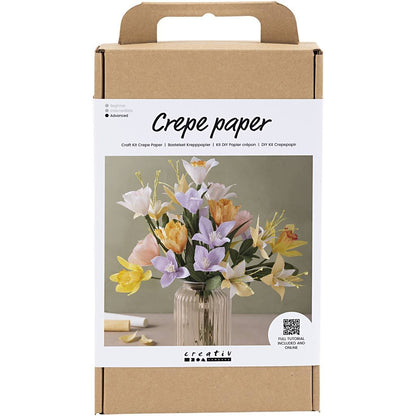 Crepe Paper Spring Flowers Kit