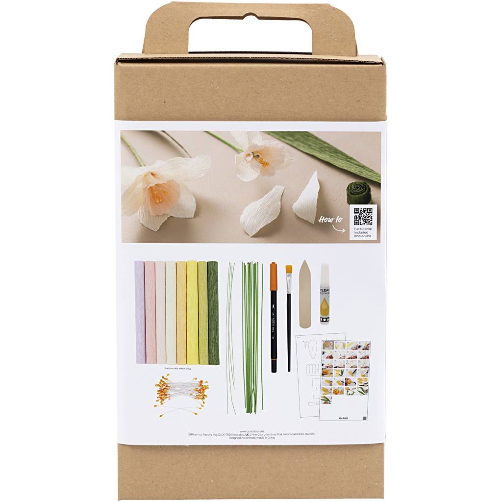 Crepe Paper Spring Flowers Kit