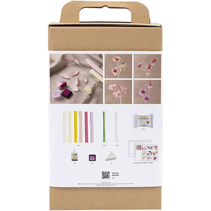 Crepe Paper Pastel Flowers Kit