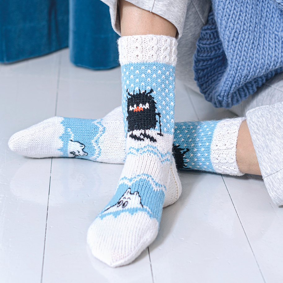 Moomin Pattern Knitted Moomin Socks Pattern Book – The Crafty Kit Company