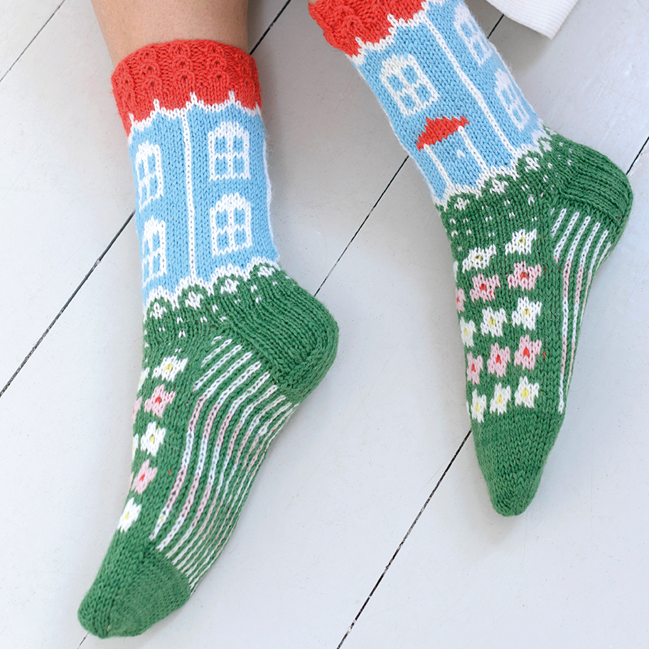 Knitted Moomin Socks Pattern Book – The Crafty Kit Company