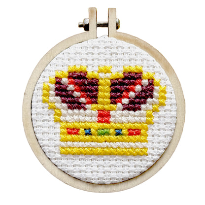 A Right Royal Treat! Mini Matchbox Cross Stitch Kit