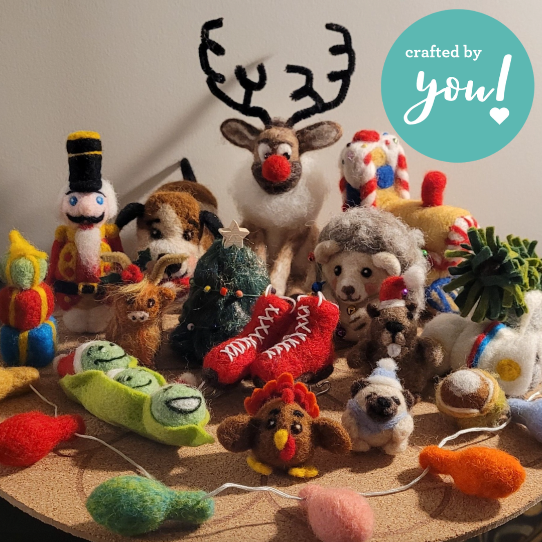 Advent Needle Felting Instructions 2024