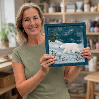 Arctic Wanderer Mixed-Media Craft Kit