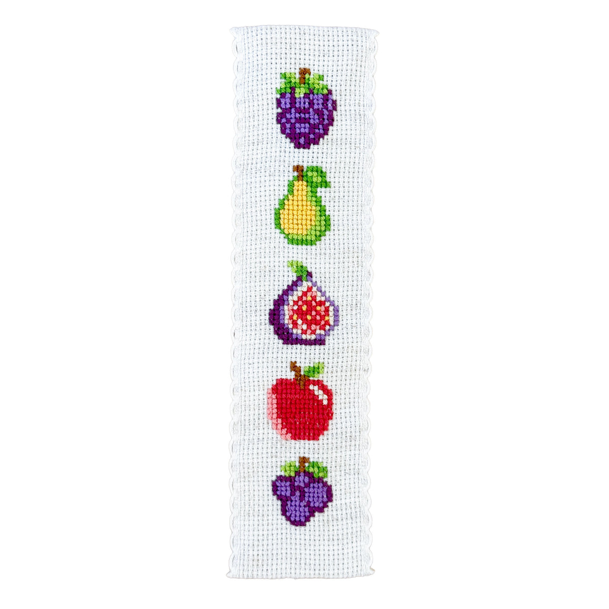 Autumn Fruits Cross Stitch Bookmark Kit