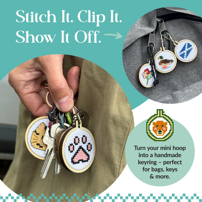 Dam Fine Beaver! Mini Matchbox Cross Stitch Kit