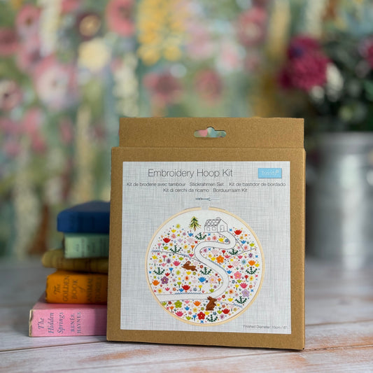 Trimits Floral Journey Embroidery Hoop Craft Kit