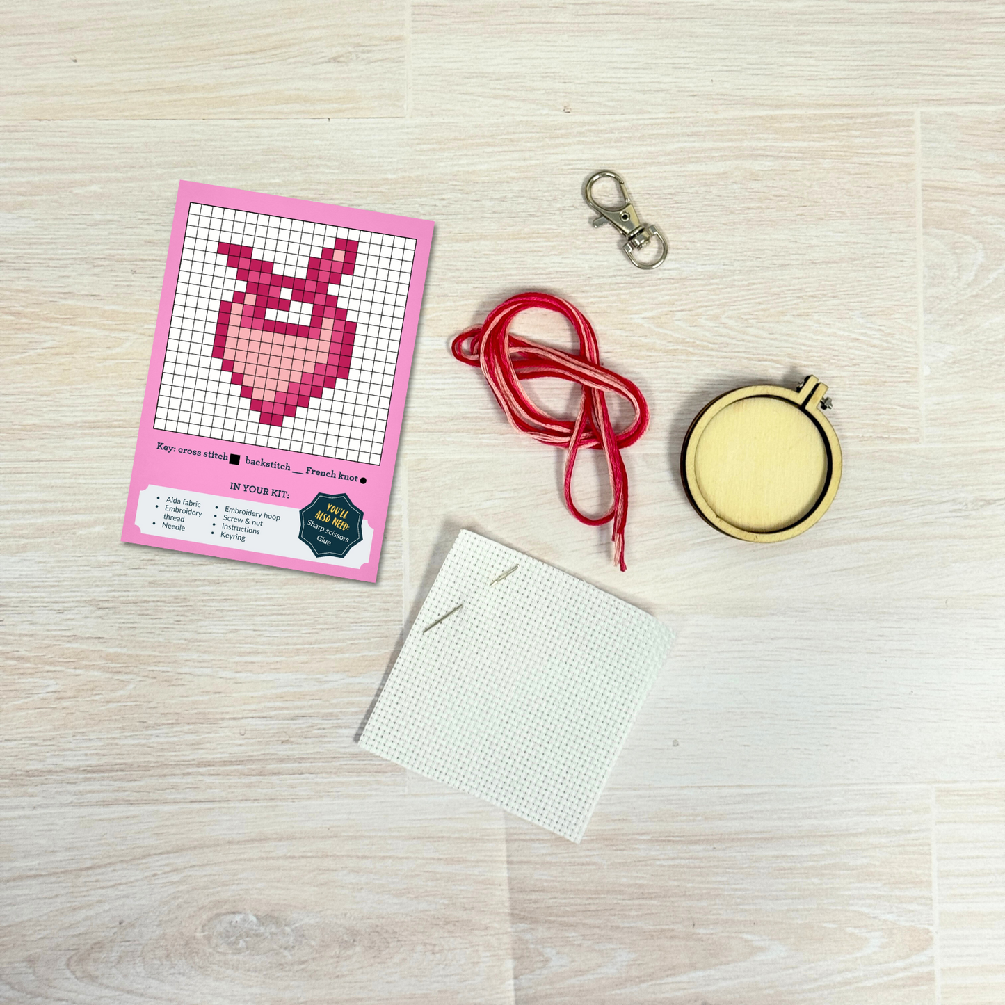 It's a femininomenom! Mini Matchbox Cross Stitch Kit