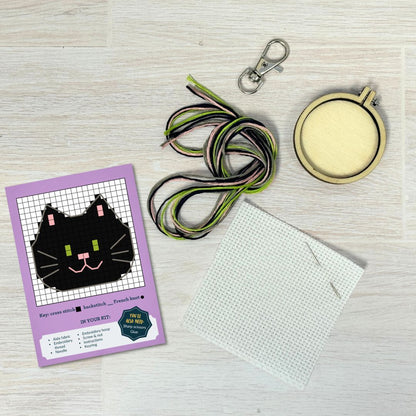 All You Need is a Cat Mini Matchbox Cross Stitch Kit