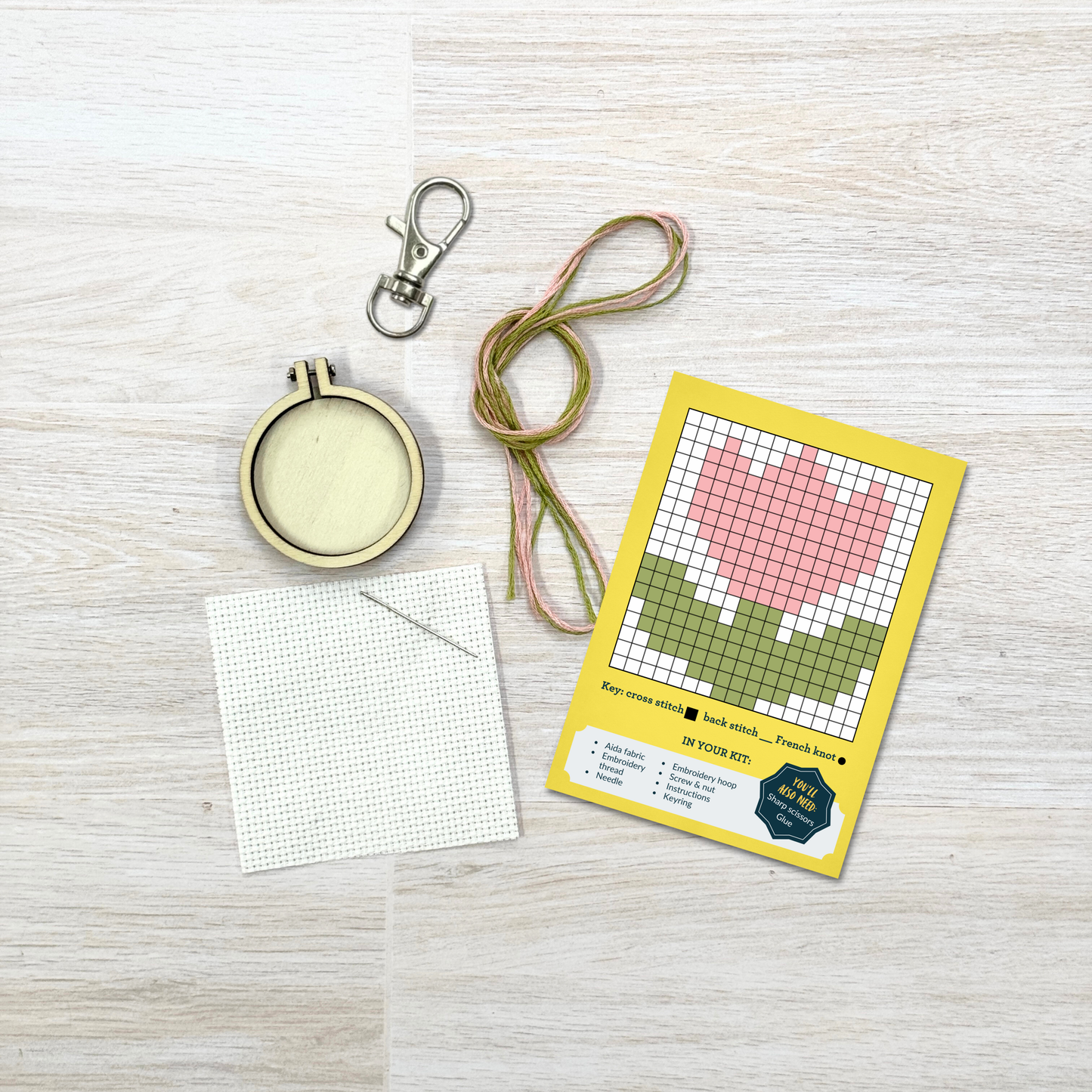 You are Blooming Lovely!  Mini Matchbox Cross Stitch Kit
